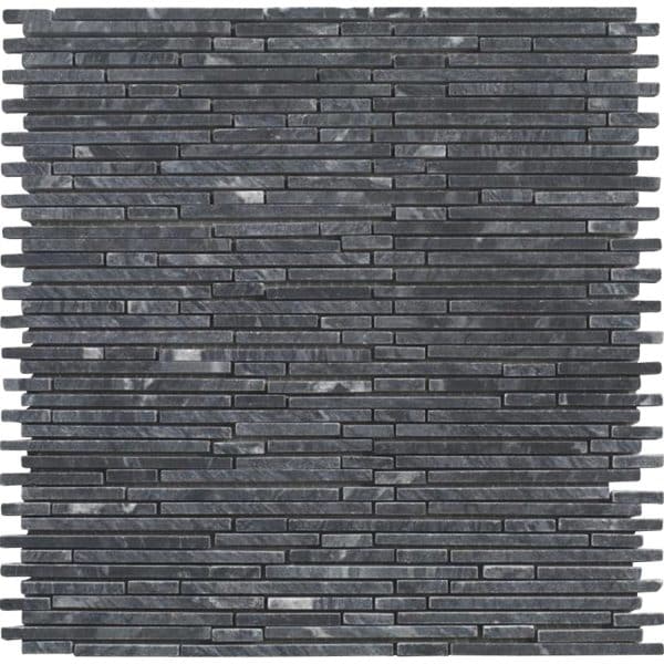 Mosaikmatte Superslim Negro Glacia 30