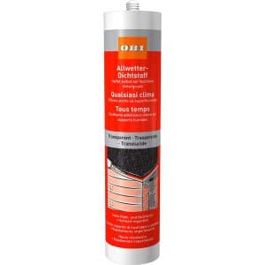 OBI Allwetter Dichtstoff Transparent 310 ml