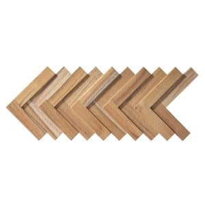 Rebel of Styles Holzverblender UltraWood Teak Herringbone 37