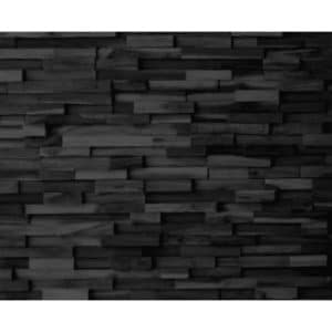 Rebel of Styles Holzverblender UltraWood Teak Yakisugi 18 cm x 49