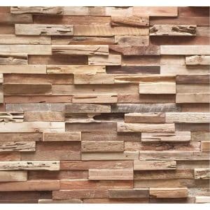 Rebel of Styles Verblender Colorado Holz Teak 18 cm x 49