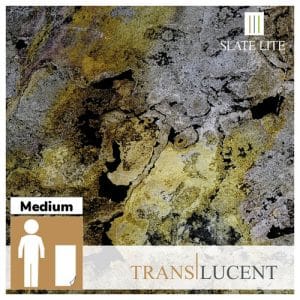SlateLite Schieferfurnier »Translucent Falling Leaves«