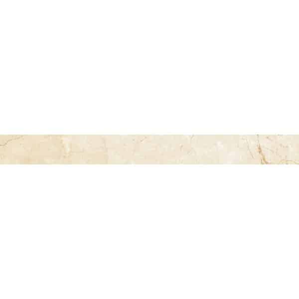 Sockel Mercury Crema glasiert poiert 6 cm x 60 cm