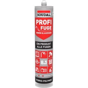Soudal Dichtstoff Profi-Fuge 8-in-1 Dunkelgrau 280 ml