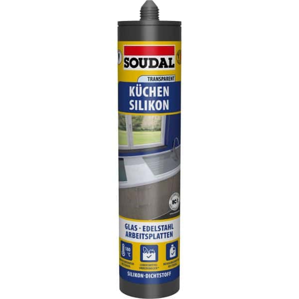 Soudal Küche & Bad Silikon Transparen 300 ml