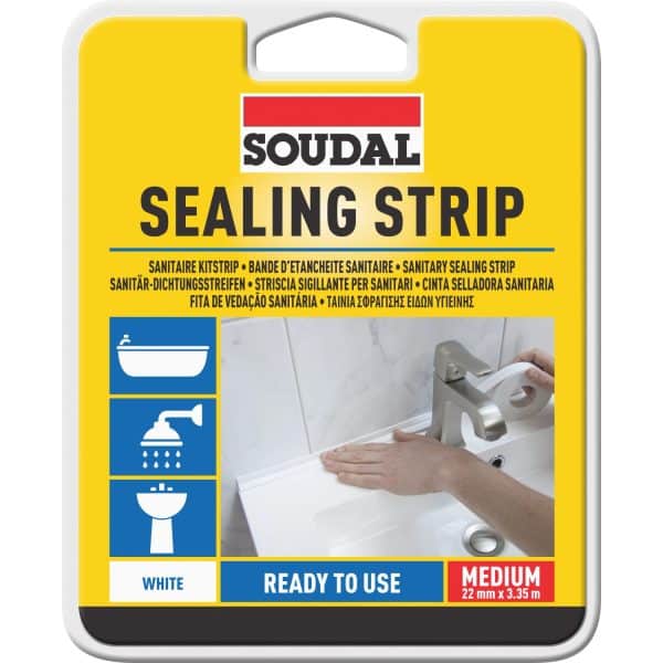 Soudal Sanitär-Dichtungsstreifen Weiß 22 mm