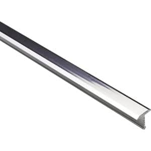 T-Fugenprofil Alu eloxiert Silber glänzend 9 mm x 0
