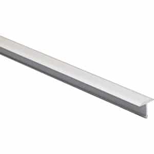 T-Fugenprofil Alu eloxiert Silber matt 9 mm x 0