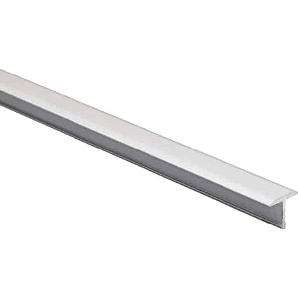 T-Fugenprofil Alu eloxiert Silber matt 9 mm x 0