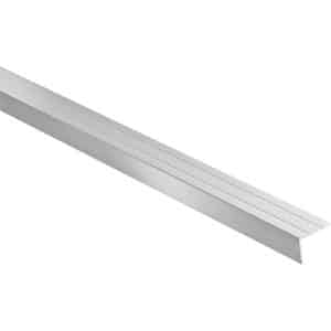 Treppenwinkel Alu eloxiert Silber matt 20 mm x 0