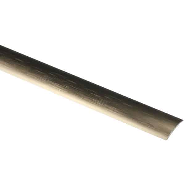 Übergangsprofil Semial Alu elox. Titan gebürstet 25 mm x 0