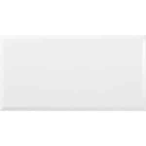 United Tile Wandfliese Facette Metro Weiß Glasiert Rektifiziert 30 cm x 60 cm