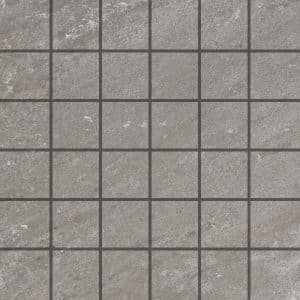 Vitra Mosaikfliese Olympos Feinsteinzeug Grau 30 cm x 30 cm