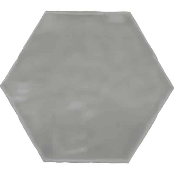 Wandfliese Artisa Hexagon Steingut Mist Glasiert Glänzend 15 cm x 17