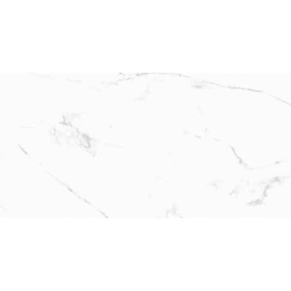 Wandfliese Casablanca Steingut Weiß-Matt 30 cm x 60 cm x 0