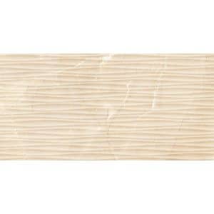 Wandfliese Etania Crema Waves 30 cm x 60 cm