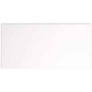 Wandfliese Ice White Rektifiziert Weiß Glasiert Matt 30 cm x 60 cm