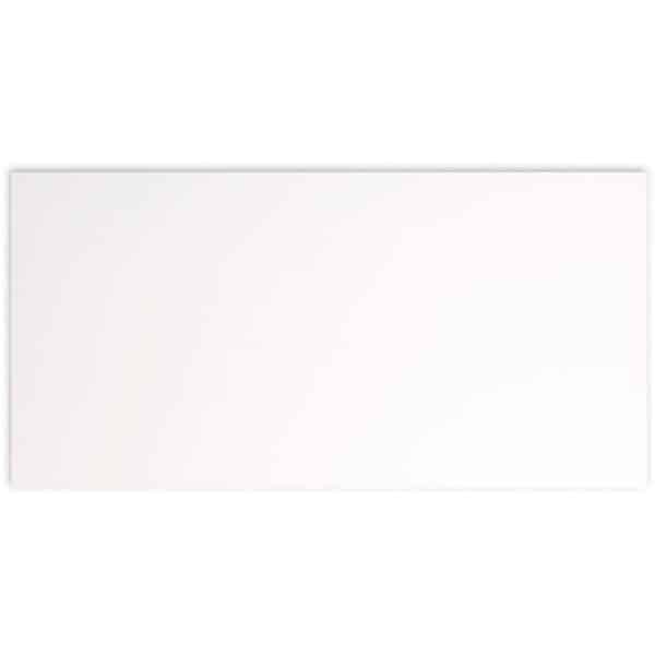 Wandfliese Ice White Rektifiziert Weiß Glasiert Matt 30 cm x 60 cm