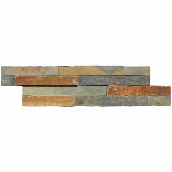 Wandverblender Schiefer Multicolor 40 cm x 10 cm - 0
